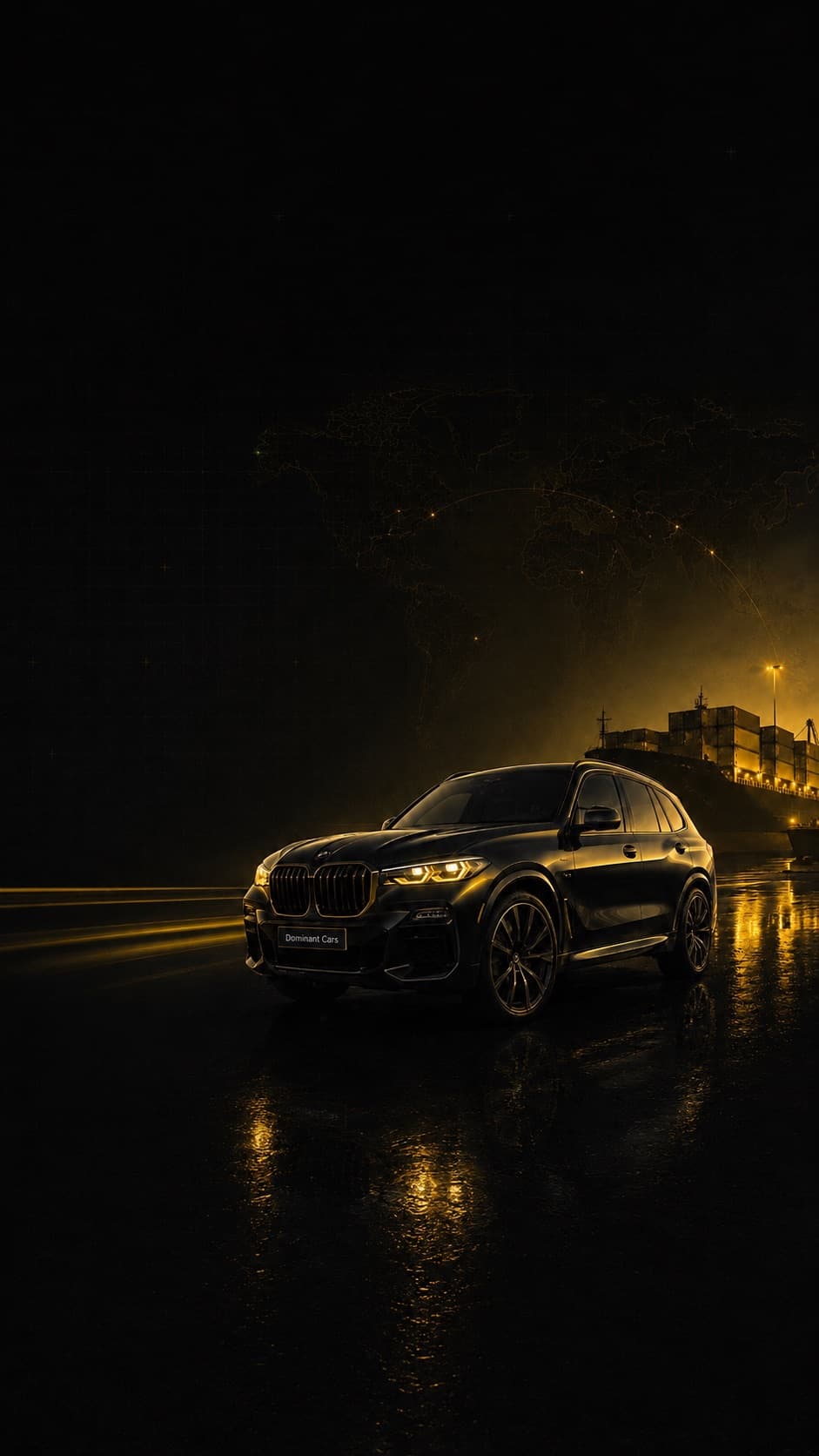 Авто Dominant Cars у порту перед відправкою