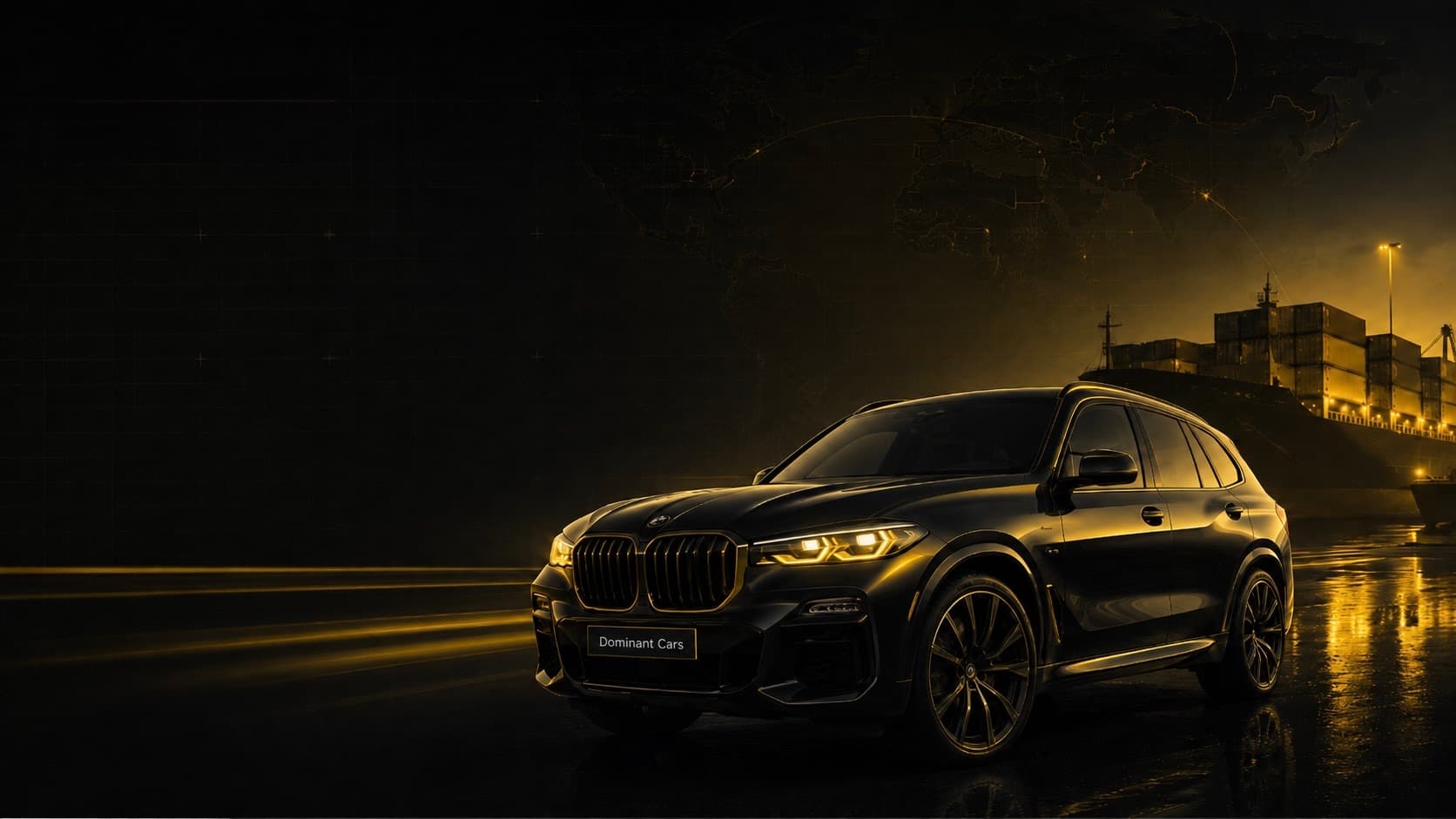 Авто Dominant Cars у порту перед відправкою